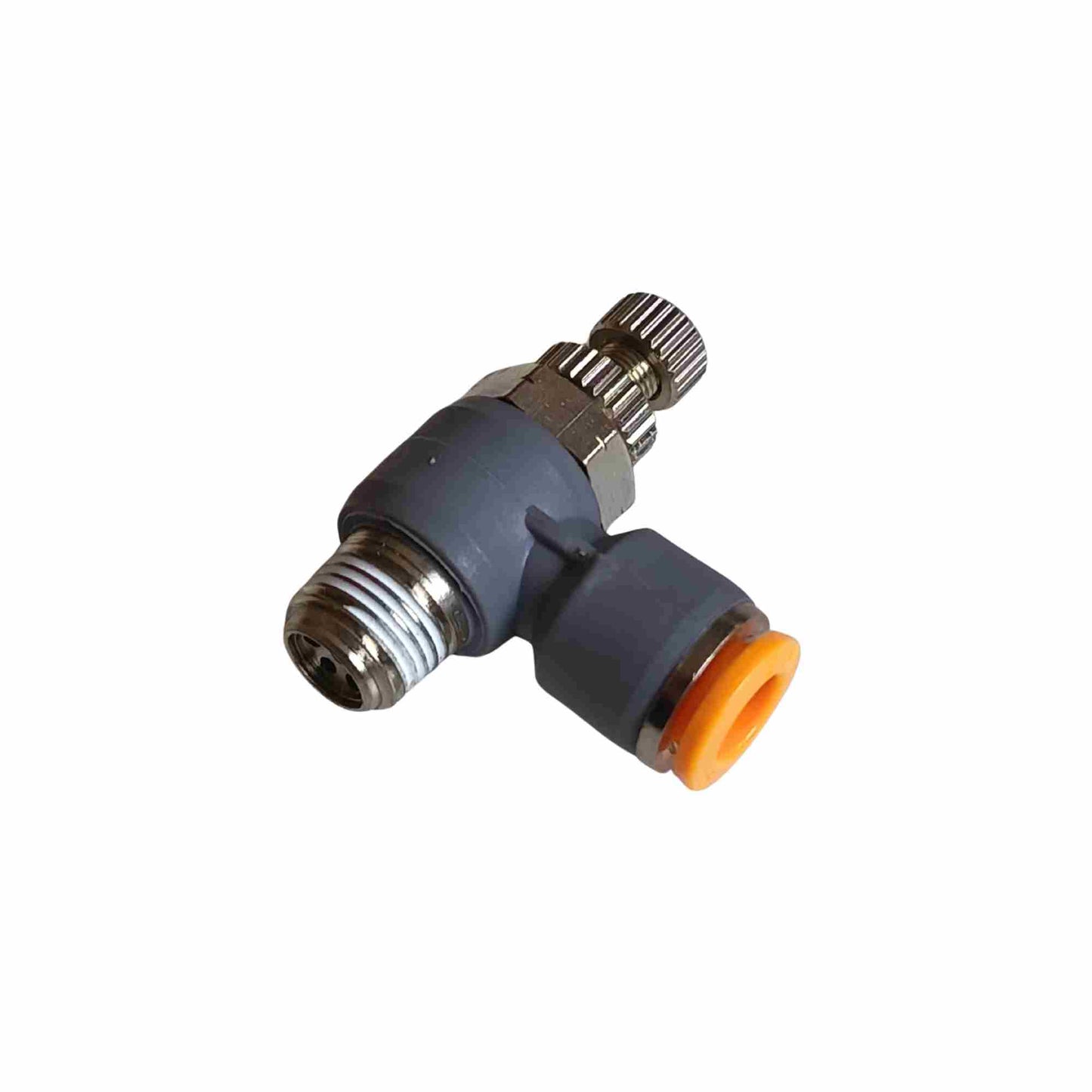 REGULADOR DE CAUDAL MANGUERA 1/4 ROSCA 1/8