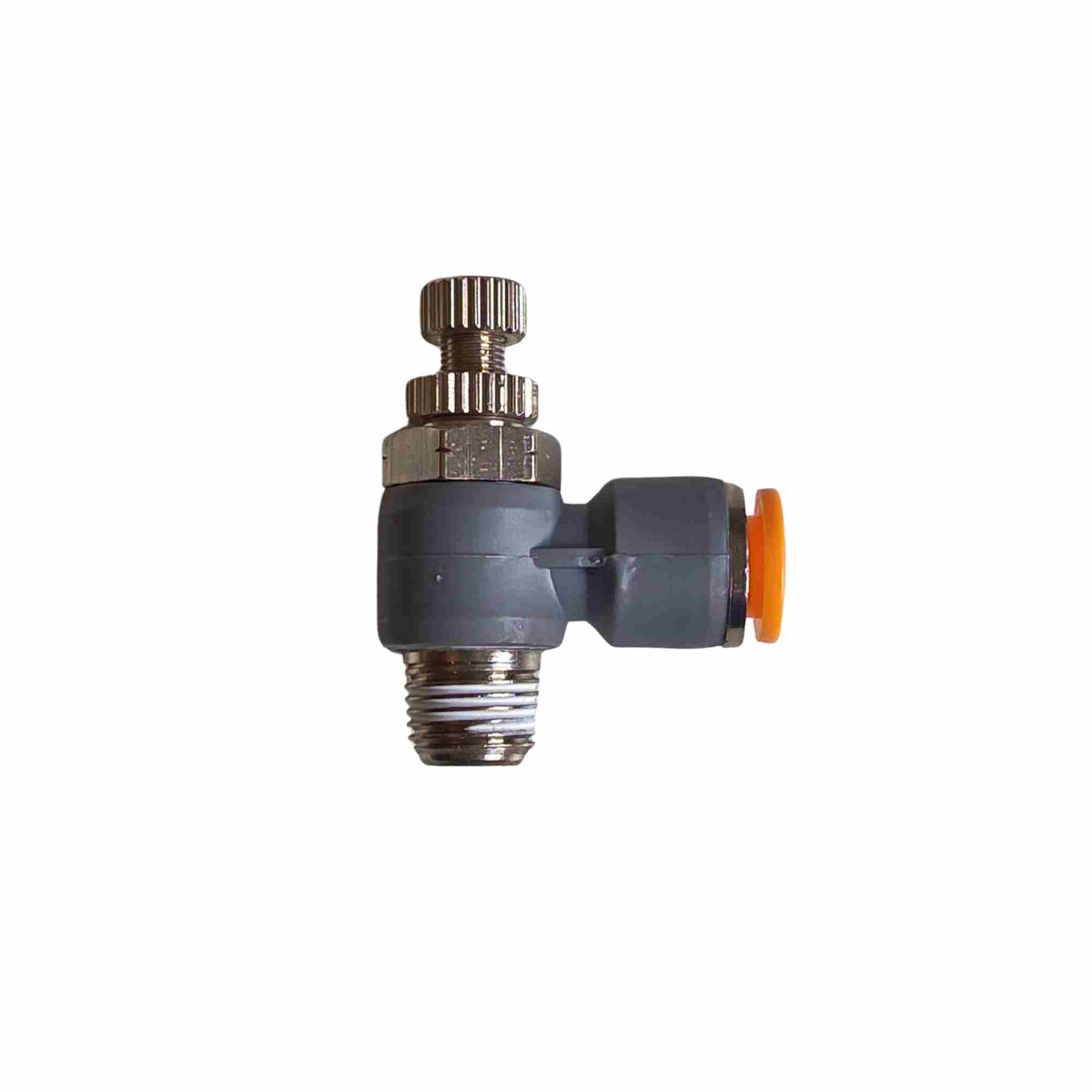 REGULADOR DE CAUDAL ROSCA DE 1/8 PARA MANGUERA 06MM EMC