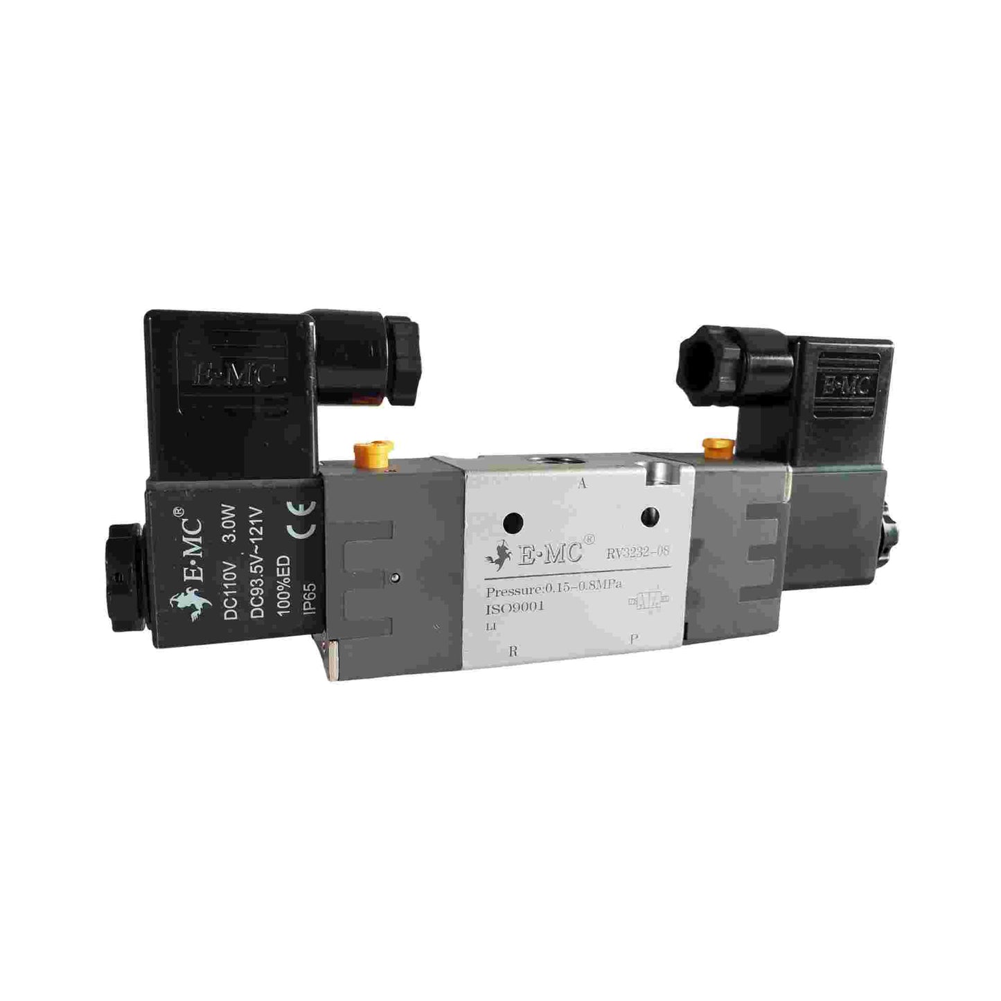 ELECTROVALVULA 5/2 ROSCA 1/4 NPT BIESTABLE EMC