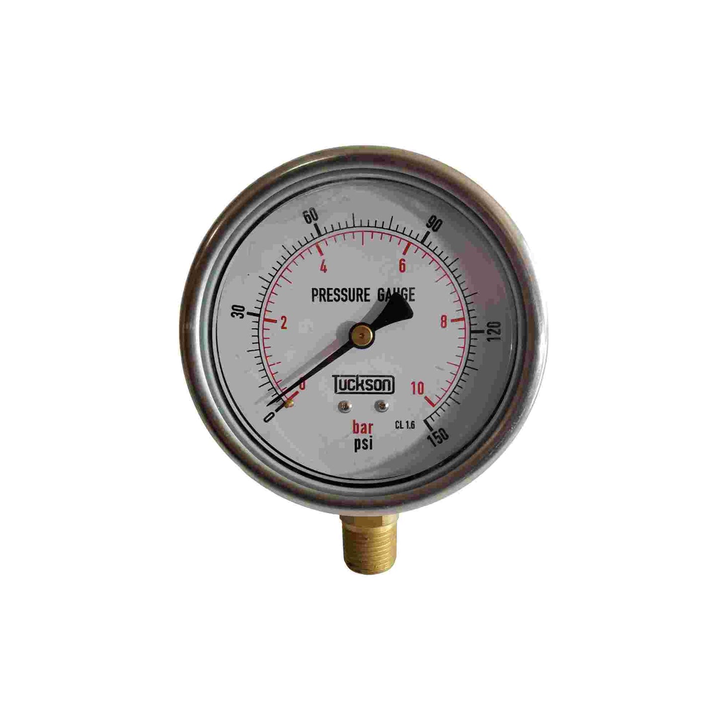 MANOMETRO CARATULA DE 4 PULGADAS RANGO DE 0 A 3625 ROSCA INFERIOR VERTICAL DE 1/2 NPT BRONCE