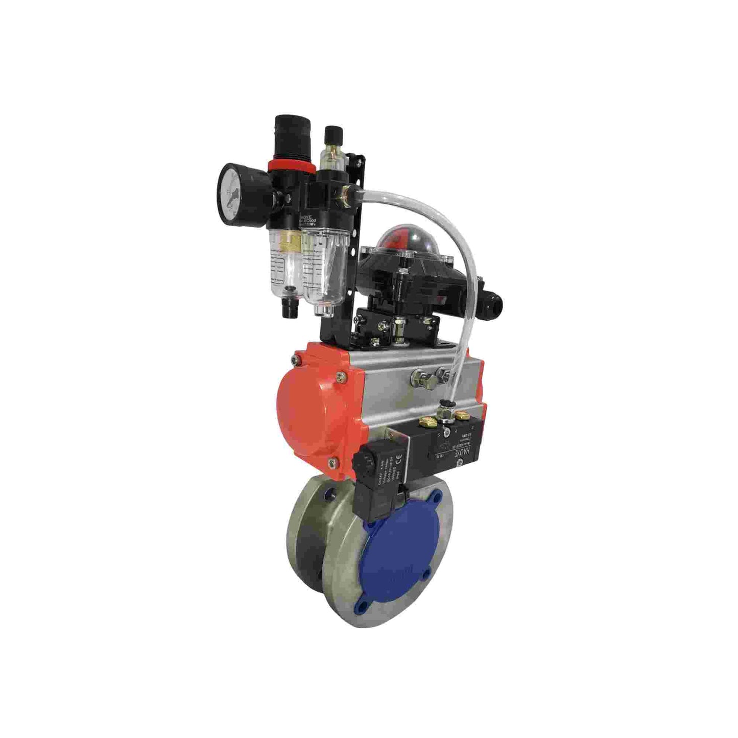 VALVULA BOLA CON ACTUADOR Y SISTEMA DE LUBRICACION DN50