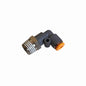 RACOR CODO MANGUERA 1/4 A ROSCA 1/4