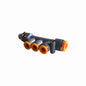 RACOR DISTRIBUIDOR ROSCA 1/4 MANGUERA 10MM Y 8MM
