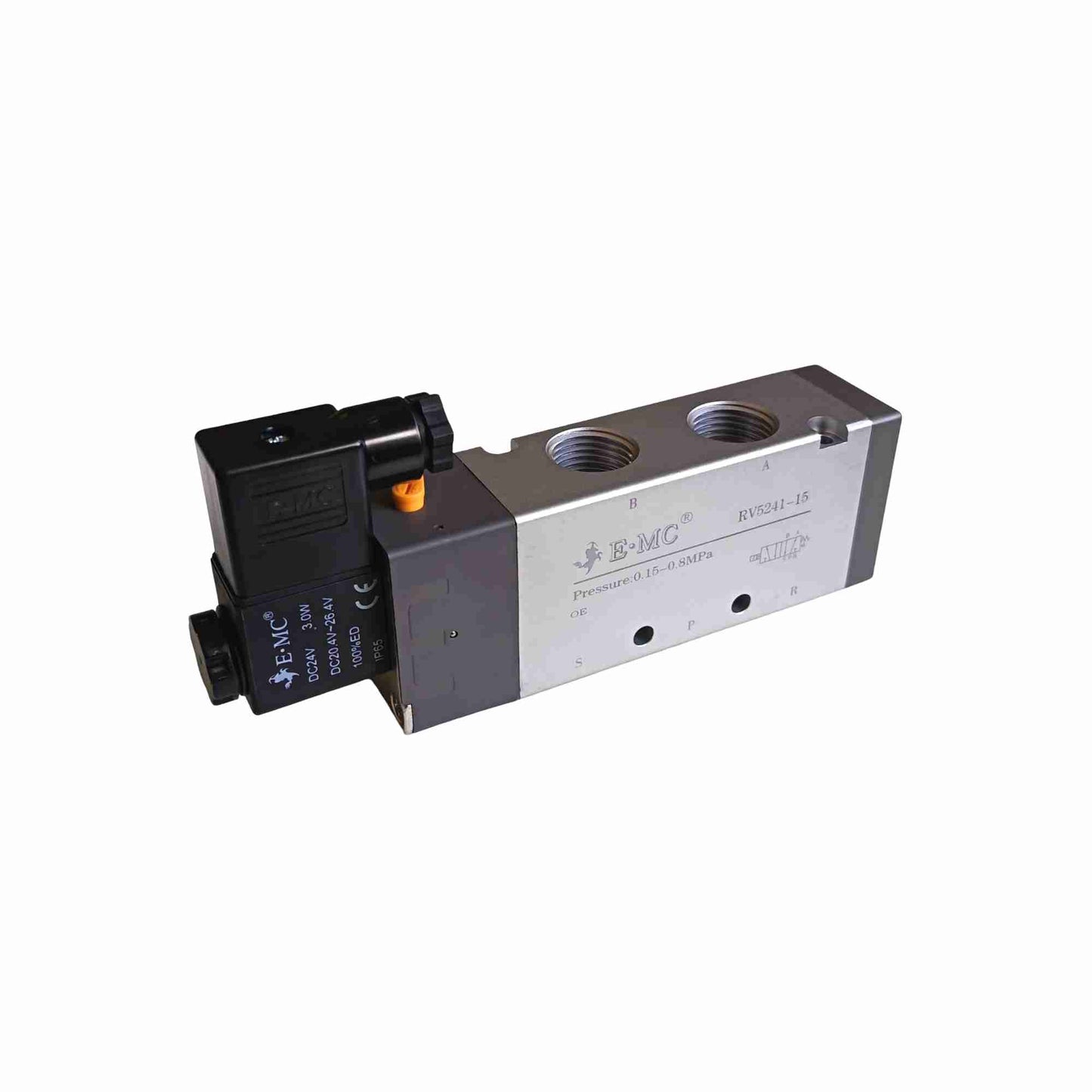 ELECTROVALVULA MONOESTABLE 5/2 DE 1/2 NPT BOBINA 220V
