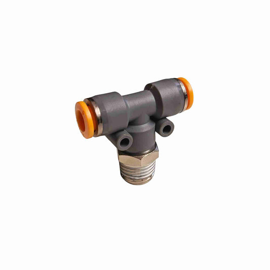 RACOR TIPO T ROSCA 1/4 PARA MANGUERA 4MM EMC