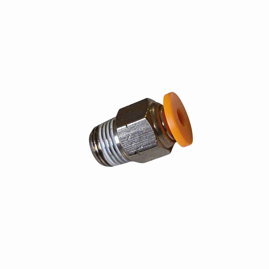 RACOR RECTO ROSCA 1/8 A MANGUERA 1/4 EMC
