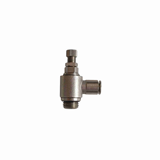 REGULADOR DE CAUDAL METALICO ROSCA DE 1-4 A MANGUERA 8MM CMATIC