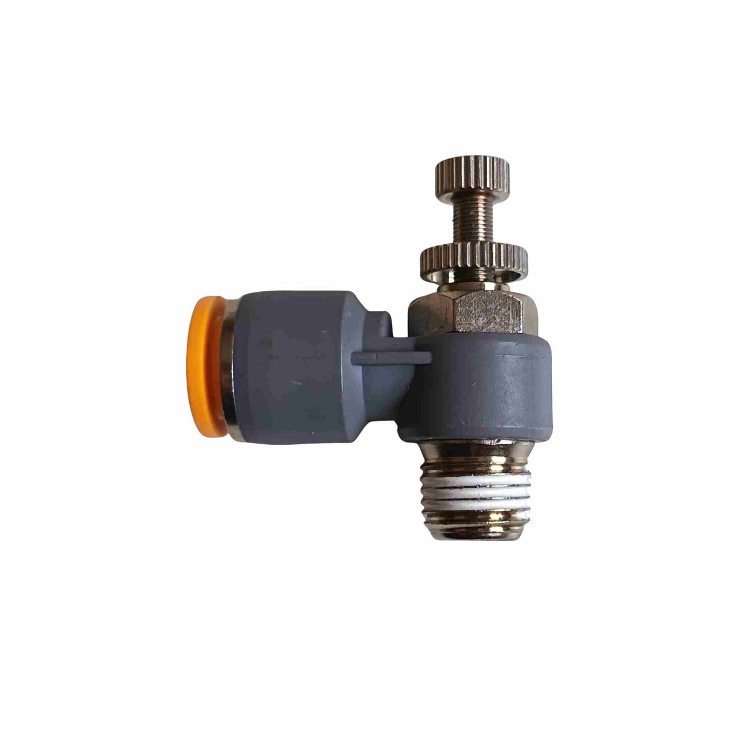 REGULADOR DE CAUDAL ROSCA DE 1/4 PARA MANGUERA 1/4MM EMC