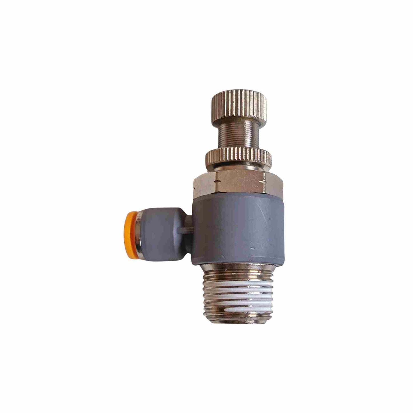 REGULADOR DE CAUDAL MANGUERA 6MM ROSCA 3/8