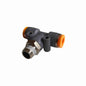 RACOR TEE ROSCA 1/4 A MANGUERA 10MM