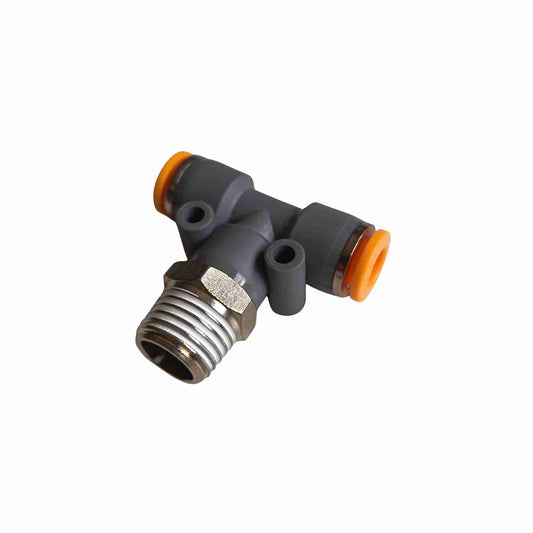 RACOR TIPO T ROSCA 3/8 PARA MANGUERA 10MM EMC