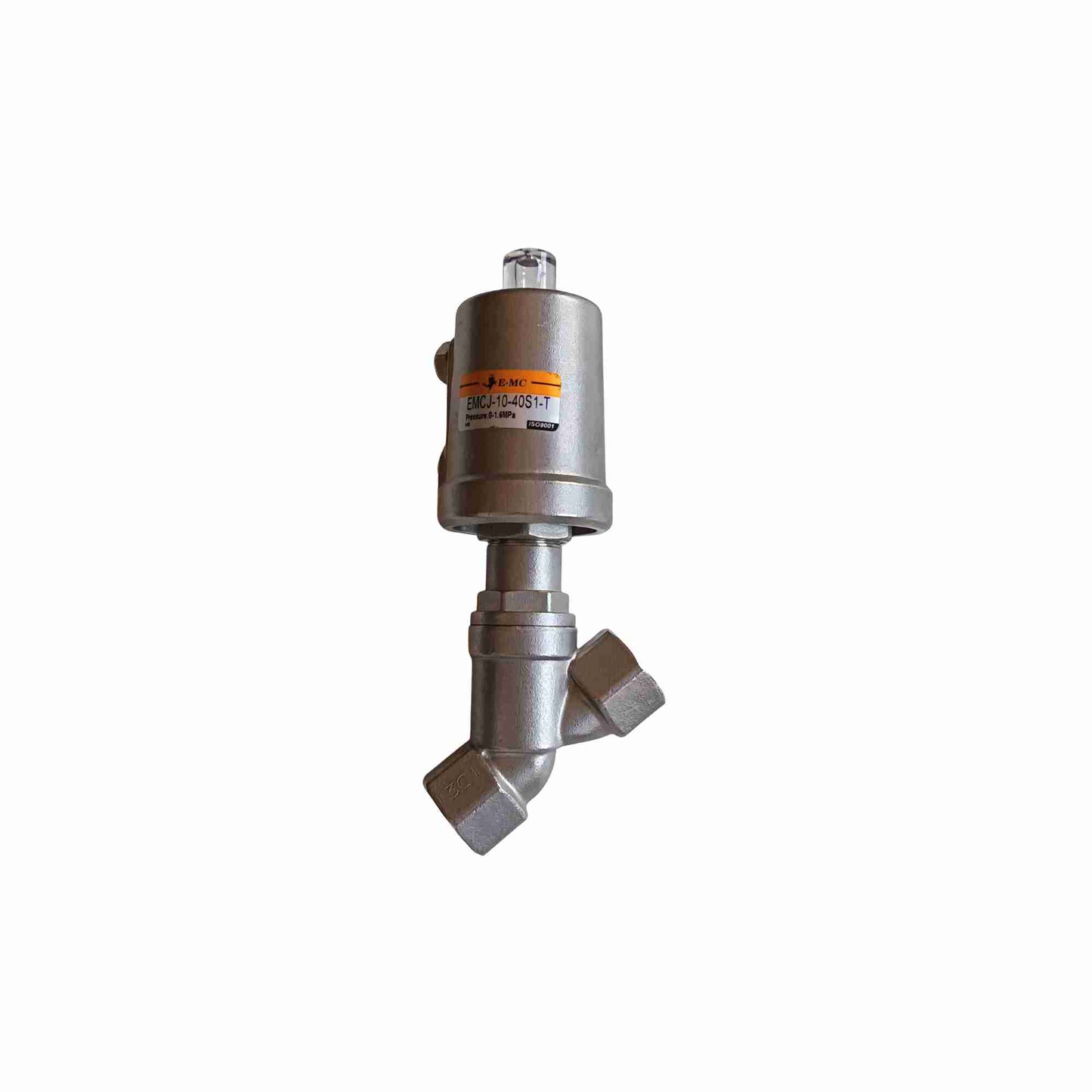 VALVULA EN ANGULO ROSCA 3/8 NPT EMC