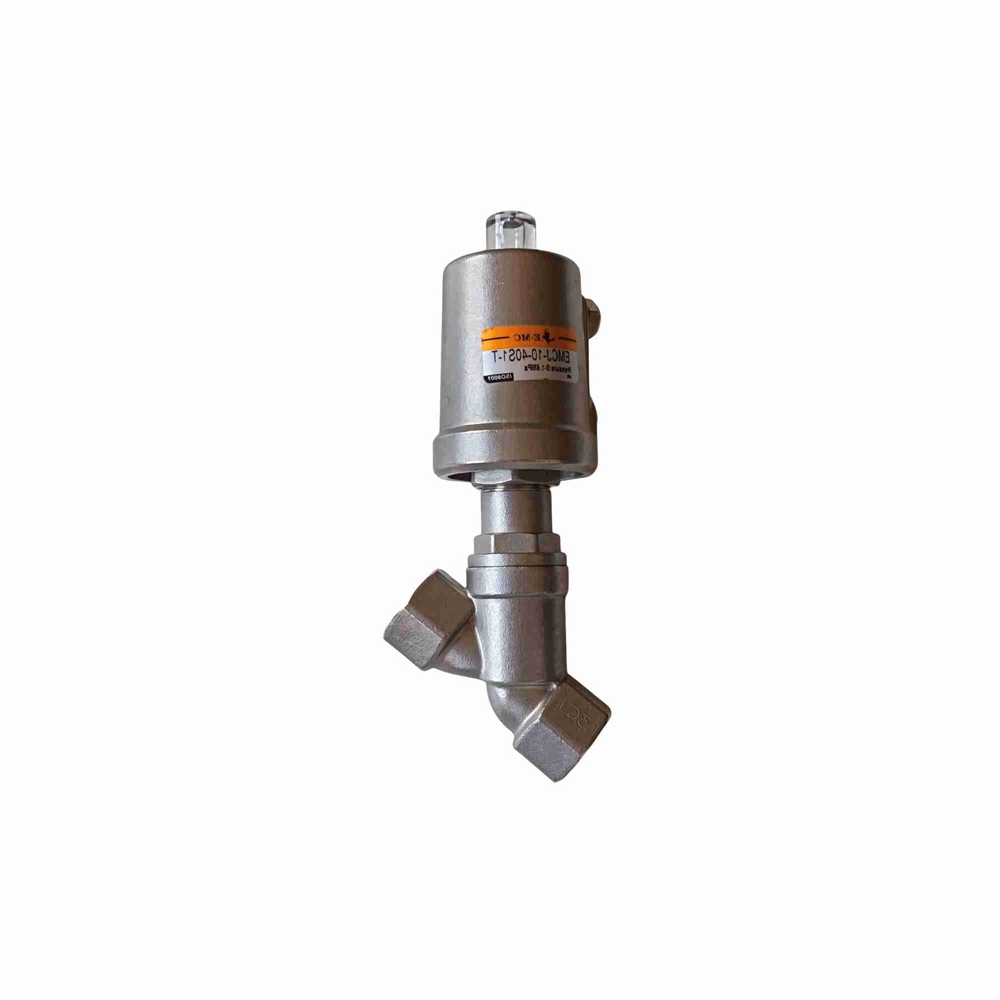 VALVULA EN ANGULO ROSCA 3/8 NPT EMC