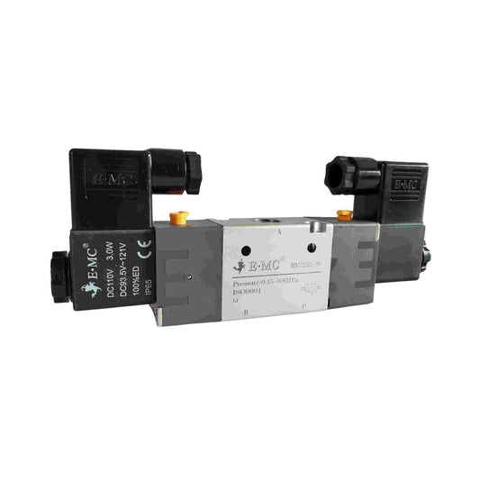 ELECTROVALVULA 3/2 ROSCA 1/4 NPT BIESTABLE EMC