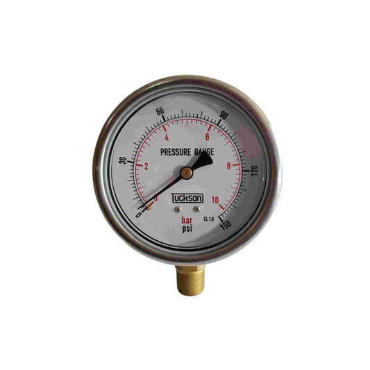 MANOMETRO CARATULA DE 4 PULGADAS RANGO DE 0 A 3625 ROSCA INFERIOR VERTICAL DE 1/2 NPT BRONCE