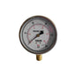 MANOMETRO CARATULA DE 4 PULGADAS RANGO DE 0 A 400 PSI 28 BAR ROSCA INFERIOR VERTICAL DE 1/4 NPT BRONCE