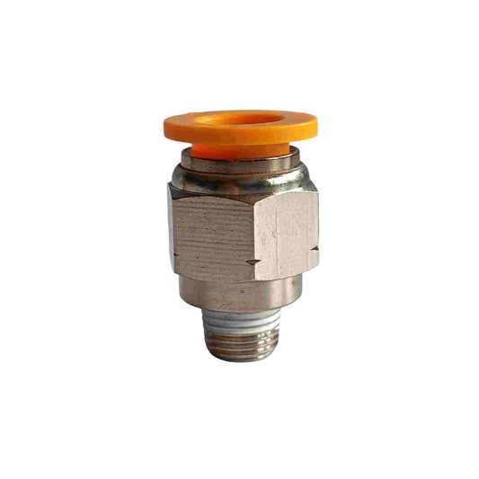 RACOR RECTO ROSCA 1/4 A MANGUERA 10 EMC