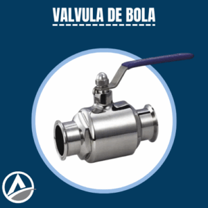 VALVULA DE BOLA SANITARIA CON ABRAZADERA
