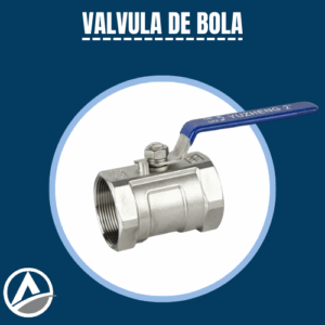 VALVULA DE BOLA DE UNA PIEZA