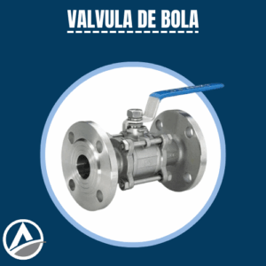 VALVULA DE BOLA CON BRIDA DE 3 PIEZAS